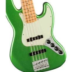Fender Player Plus Jazz Bass V 5-String, Maple Fretboard, Cosmic Jade -Musical Instrument Shop 0147382376 fen ins fbd 1 nr