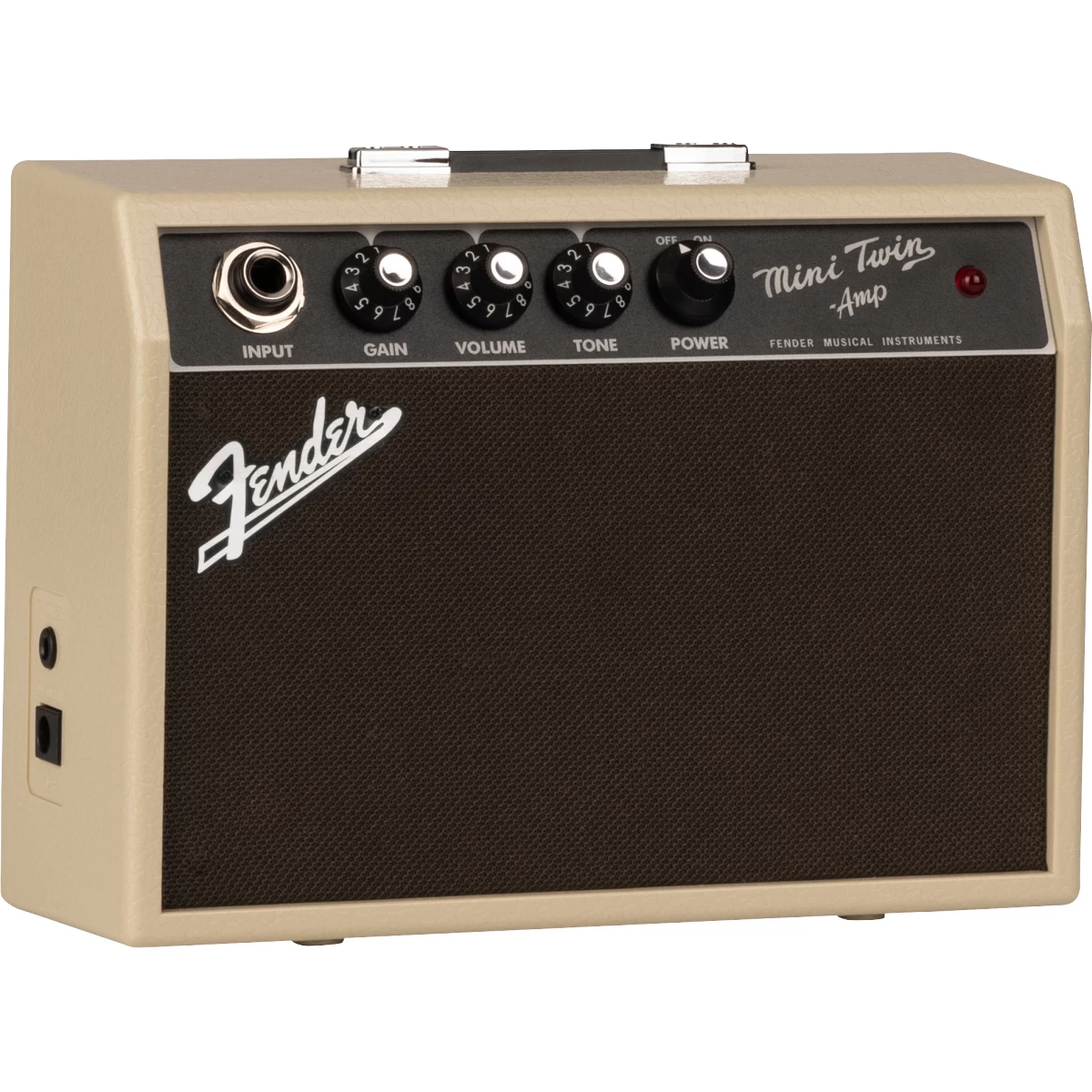 Fender Mini '65 Twin Battery Powered Guitar Combo Amp, Blonde 4 Fender Mini '65 Twin Battery Powered Guitar Combo Amp, Blonde - Image 2