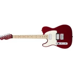 Squier Contemporary Telecaster Left-Handed Electric Guitar, HH, Maple Fingerboard - Dark Metallic Red