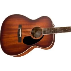 Fender Paramount PO-220E Orchestra Acoustic Electric Guitar, Ovangkol Fretboard, Aged Cognac Burst -Musical Instrument Shop 0970350337 4