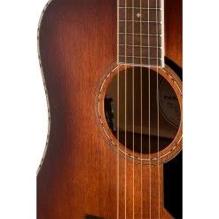 Fender Paramount PO-220E Orchestra Acoustic Electric Guitar, Ovangkol Fretboard, Aged Cognac Burst -Musical Instrument Shop 0970350337 7