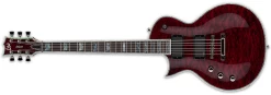 ESP LTD EC-1000QM STBC L/H Eclipse Series Left-Handed Electric Guitar EMG Pickups See Thru Black Cherry Finish *B-STOCK*