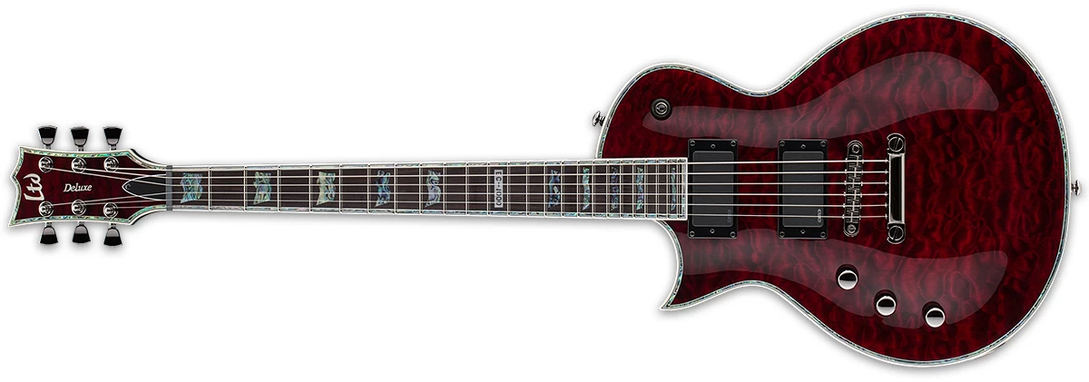 ESP LTD EC-1000QM STBC L/H Eclipse Series Left-Handed Electric Guitar EMG Pickups See Thru Black Cherry Finish *B-STOCK* 3 ESP LTD EC-1000QM STBC L/H Eclipse Series Left-Handed Electric Guitar EMG Pickups See Thru Black Cherry Finish *B-STOCK*