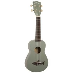 Kala MK-SS Makala Shark Soprano Ukulele - Shark Fin Gray/Grey
