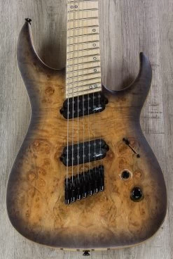 Legator NOD7 Ninja Overdrive 300-PRO 7-String Electric Guitar, Maple Fingerboard - Jupiter Burst Burl