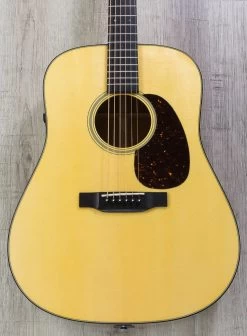 Martin Retro Series D-18E Acoustic-Electric Guitar, Dreadnought, Mahogany 10D18ERETRO