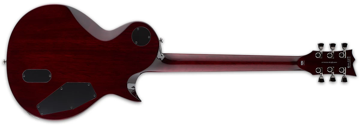 ESP LTD EC-1000QM STBC L/H Eclipse Series Left-Handed Electric Guitar EMG Pickups See Thru Black Cherry Finish *B-STOCK* 4 ESP LTD EC-1000QM STBC L/H Eclipse Series Left-Handed Electric Guitar EMG Pickups See Thru Black Cherry Finish *B-STOCK* - Image 2