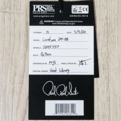 PRS Paul Reed Smith Wood Library Custom 24-08 Guitar, Satin Green Fade, Quilt Top, Flame Maple Neck, Ziricote Board, Swamp Ash Back 25 PRS Paul Reed Smith Wood Library Custom 24-08 Guitar, Satin Green Fade, Quilt Top, Flame Maple Neck, Ziricote Board, Swamp Ash Back -Musical Instrument Shop 20200416 dsc07188