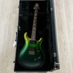 PRS Paul Reed Smith Wood Library Custom 24-08 Guitar, Satin Green Fade, Quilt Top, Flame Maple Neck, Ziricote Board, Swamp Ash Back 23 PRS Paul Reed Smith Wood Library Custom 24-08 Guitar, Satin Green Fade, Quilt Top, Flame Maple Neck, Ziricote Board, Swamp Ash Back -Musical Instrument Shop 20200416 dsc07192