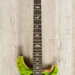 PRS Paul Reed Smith Wood Library Custom 24-08 Guitar, Satin Green Fade, Quilt Top, Flame Maple Neck, Ziricote Board, Swamp Ash Back 17 PRS Paul Reed Smith Wood Library Custom 24-08 Guitar, Satin Green Fade, Quilt Top, Flame Maple Neck, Ziricote Board, Swamp Ash Back -Musical Instrument Shop 20200416 dsc07198
