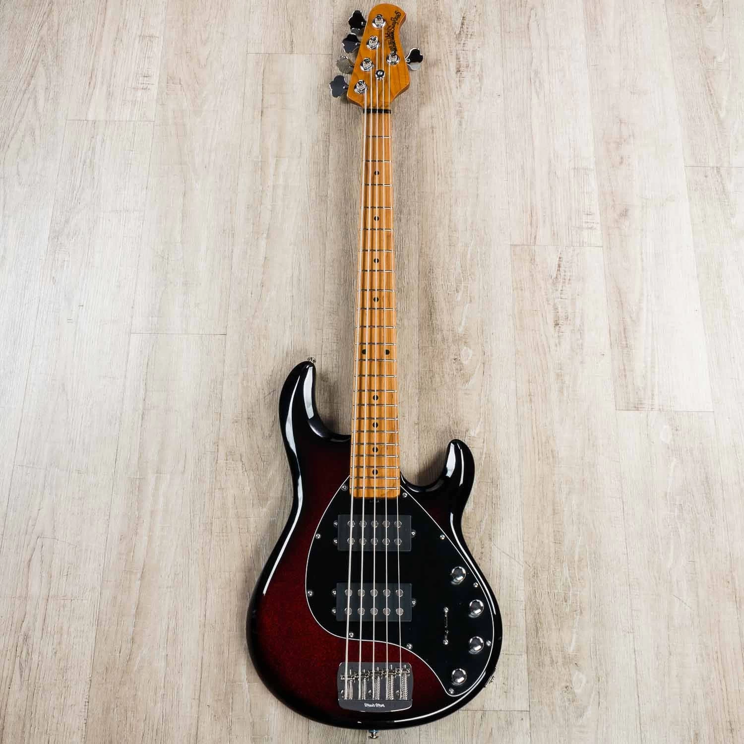Ernie Ball Music Man StingRay 5 Special HH 5-String Bass, Burnt Apple, Roasted Maple Neck And Fretboard, 9.2 Lbs. 5 Ernie Ball Music Man StingRay 5 Special HH 5-String Bass, Burnt Apple, Roasted Maple Neck And Fretboard, 9.2 Lbs. - Image 3