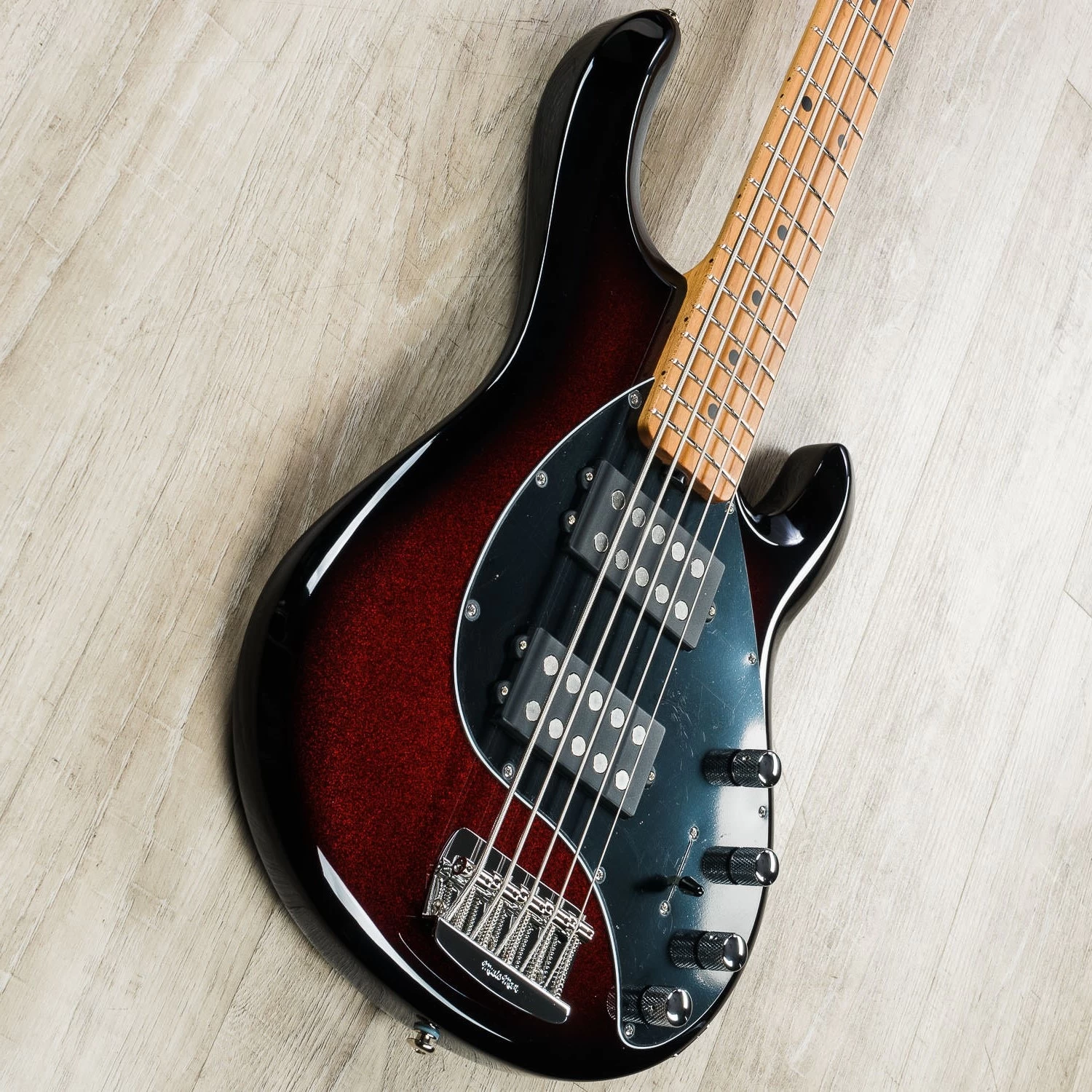 Ernie Ball Music Man StingRay 5 Special HH 5-String Bass, Burnt Apple, Roasted Maple Neck And Fretboard, 9.2 Lbs. 4 Ernie Ball Music Man StingRay 5 Special HH 5-String Bass, Burnt Apple, Roasted Maple Neck And Fretboard, 9.2 Lbs. - Image 2