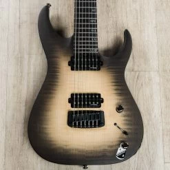 Schecter 1424 Banshee Mach-7 7-String Guitar, Ebony Fretboard, Ember Burst
