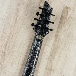 Schecter 1462 C-7 Multiscale Electric Guitar, Ebony Fretboard, Silver Mountain -Musical Instrument Shop 20200522 dsc00563