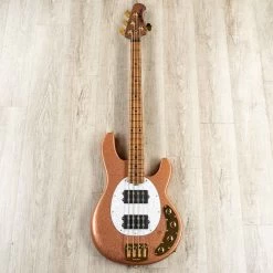 Ernie Ball Music Man BFR Ball Family Reserve Stingray 4 HH Bass, Pink Champagne Sparkle -Musical Instrument Shop 20200805 dsc08412 1