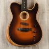 Fender American Acoustasonic Telecaster Guitar, Ebony Fingerboard, Sunburst -Musical Instrument Shop 20200818 dsc00088
