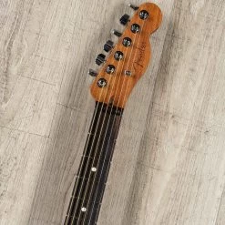 Fender American Acoustasonic Telecaster Guitar, Ebony Fingerboard, Sunburst -Musical Instrument Shop 20200818 dsc00096