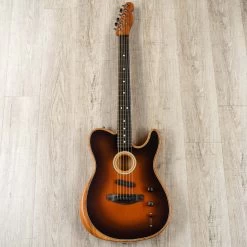 Fender American Acoustasonic Telecaster Guitar, Ebony Fingerboard, Sunburst -Musical Instrument Shop 20200819 dsc00209