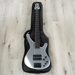 Sandberg Booster 5 5-String Active/Passive Bass, Metallic Silver Custom Color 22 Sandberg Booster 5 5-String Active/Passive Bass, Metallic Silver Custom Color -Musical Instrument Shop 20200909 dsc03621 1