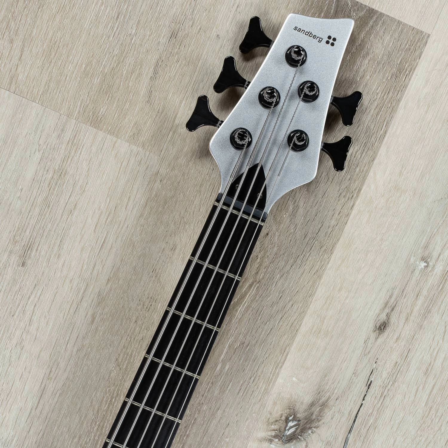 Sandberg Booster 5 5-String Active/Passive Bass, Metallic Silver Custom Color 10 Sandberg Booster 5 5-String Active/Passive Bass, Metallic Silver Custom Color - Image 8