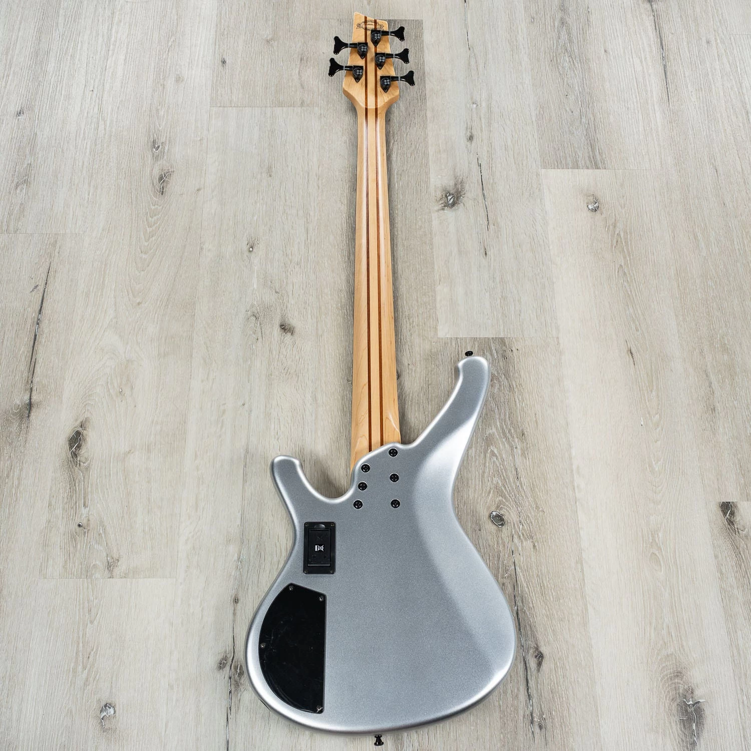 Sandberg Booster 5 5-String Active/Passive Bass, Metallic Silver Custom Color 8 Sandberg Booster 5 5-String Active/Passive Bass, Metallic Silver Custom Color - Image 6
