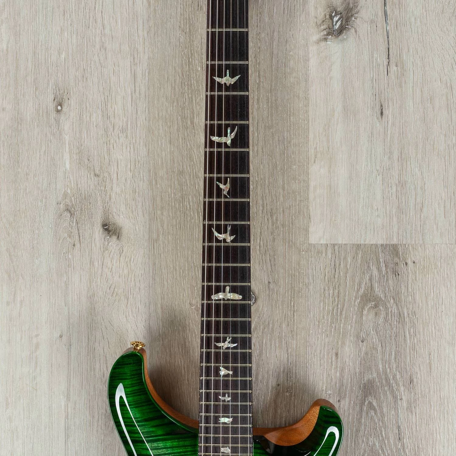 PRS Paul Reed Smith 35th Anniversary Custom 24 10-Top Guitar, Trampas Green Wrap Burst W/ Natural Back 6 PRS Paul Reed Smith 35th Anniversary Custom 24 10-Top Guitar, Trampas Green Wrap Burst W/ Natural Back - Image 4