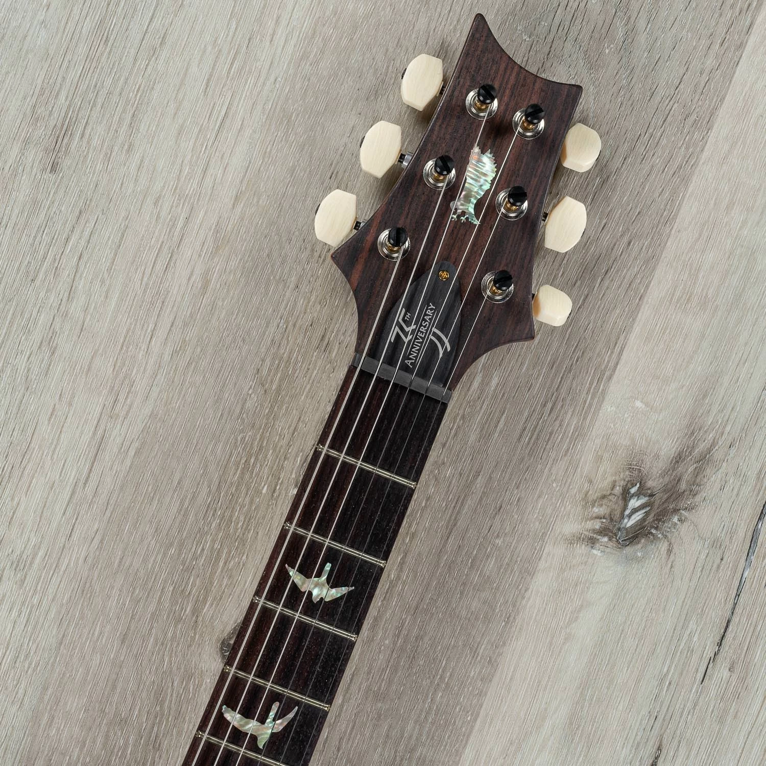 PRS Paul Reed Smith 35th Anniversary Custom 24 10-Top Guitar, Trampas Green Wrap Burst W/ Natural Back 10 PRS Paul Reed Smith 35th Anniversary Custom 24 10-Top Guitar, Trampas Green Wrap Burst W/ Natural Back - Image 8