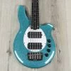 Ernie Ball Music Man Bongo 5 HH 5-String Bass, Aqua Sparkle, Matching Headstock 2 Ernie Ball Music Man Bongo 5 HH 5-String Bass, Aqua Sparkle, Matching Headstock -Musical Instrument Shop 20200922 dsc05752