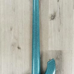 Ernie Ball Music Man Bongo 5 HH 5-String Bass, Aqua Sparkle, Matching Headstock -Musical Instrument Shop 20200922 dsc05761