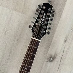 Takamine EF381SC 12-String Acoustic-Electric Guitar, Black, Maple Back And Sides -Musical Instrument Shop 20201006 dsc07671