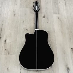 Takamine EF381SC 12-String Acoustic-Electric Guitar, Black, Maple Back And Sides -Musical Instrument Shop 20201006 dsc07677