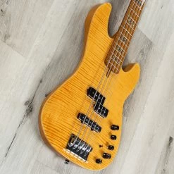 Sire P10 5-String Bass Guitar, Flame Maple Top And Fretboard, NT Natural -Musical Instrument Shop 20201019 dsc09458
