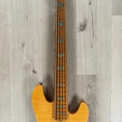 Sire P10 5-String Bass Guitar, Flame Maple Top And Fretboard, NT Natural -Musical Instrument Shop 20201019 dsc09468