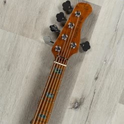 Sire P10 5-String Bass Guitar, Flame Maple Top And Fretboard, NT Natural -Musical Instrument Shop 20201019 dsc09470