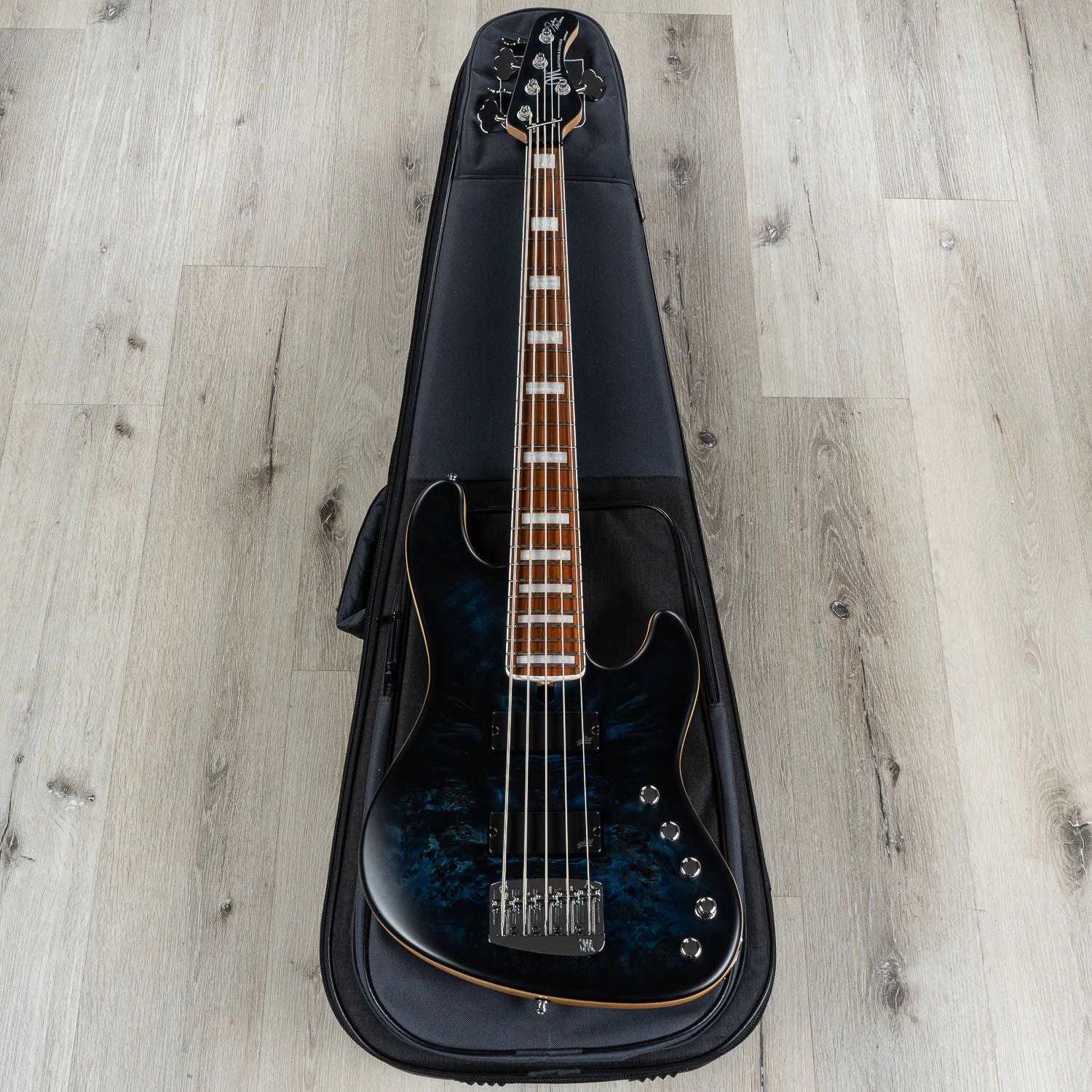 Mayones Jabba Mala 5 Federico Malaman Signature 5-String Bass, Blue Burst, Pau Ferro, Eye Poplar, Aguilar Pickups 12 Mayones Jabba Mala 5 Federico Malaman Signature 5-String Bass, Blue Burst, Pau Ferro, Eye Poplar, Aguilar Pickups - Image 10