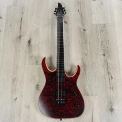 Mayones Duvell Elite 6 Guitar, Transparent Dirty Red Satin -Musical Instrument Shop 20201112 dsc04021