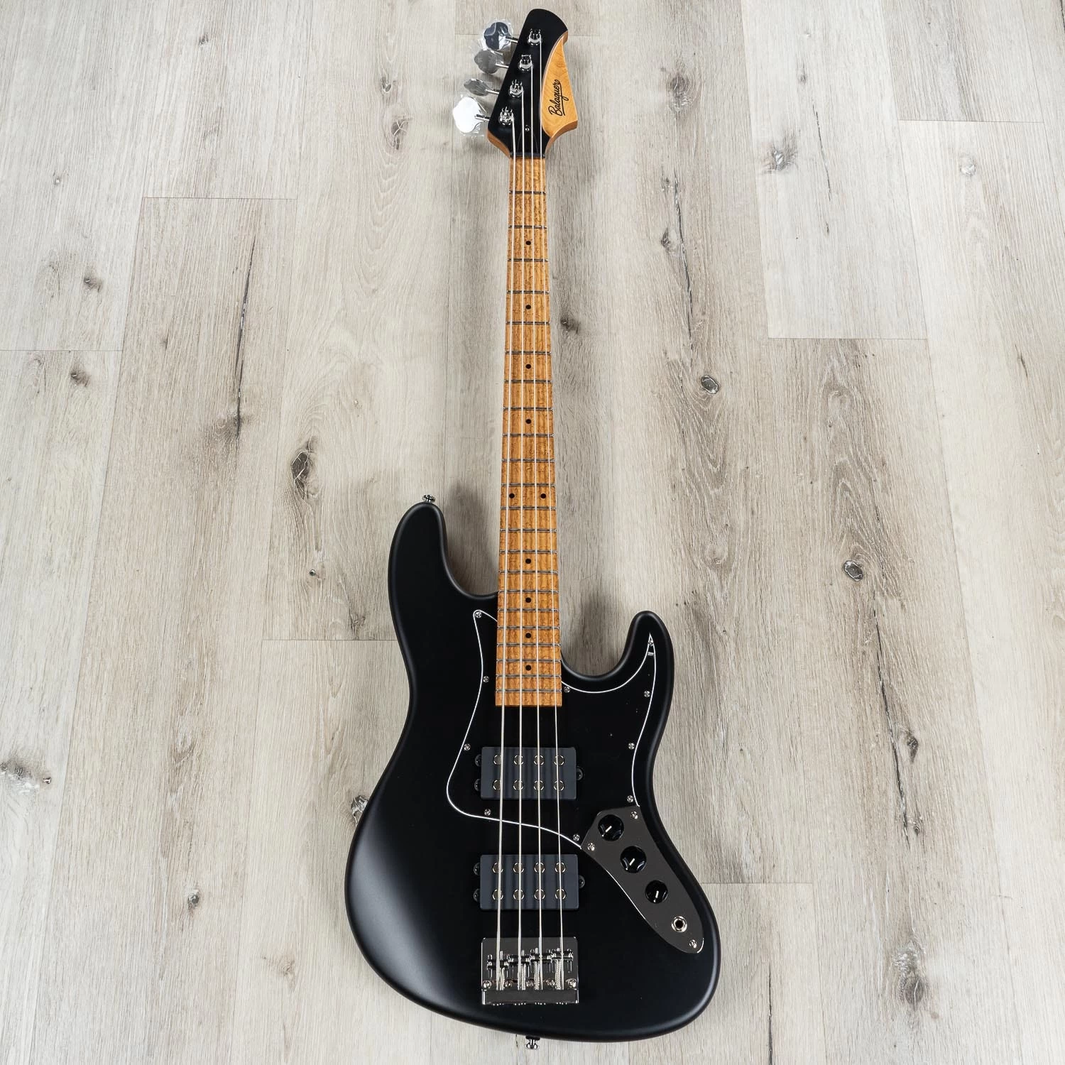 Balaguer The Goliath Select Bass, Roasted Birdseye Maple Fretboard, Satin Black 5 Balaguer The Goliath Select Bass, Roasted Birdseye Maple Fretboard, Satin Black - Image 3