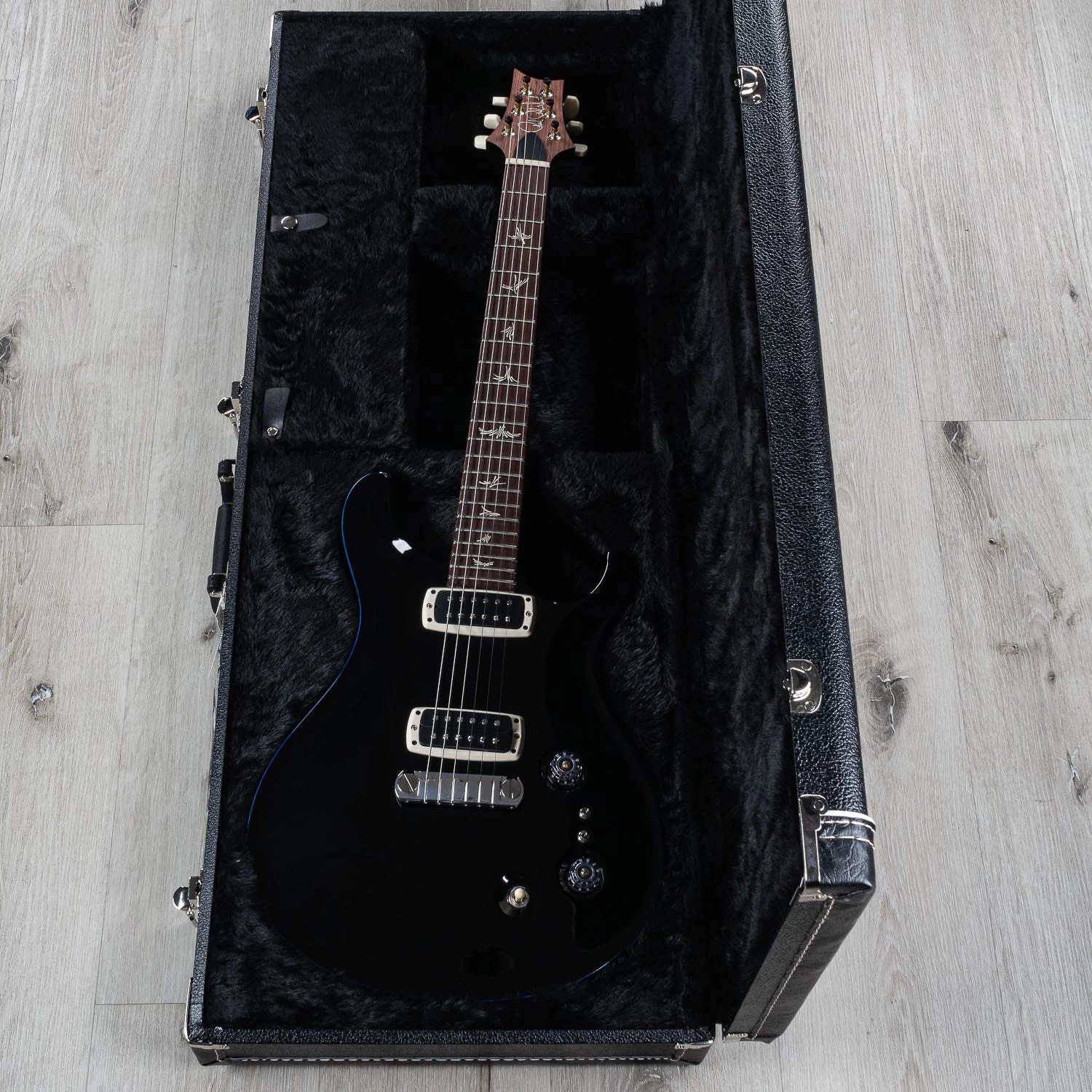 PRS Paul Reed Smith Paul's Guitar, Black W/ Blue Binding 12 PRS Paul Reed Smith Paul's Guitar, Black W/ Blue Binding - Image 10