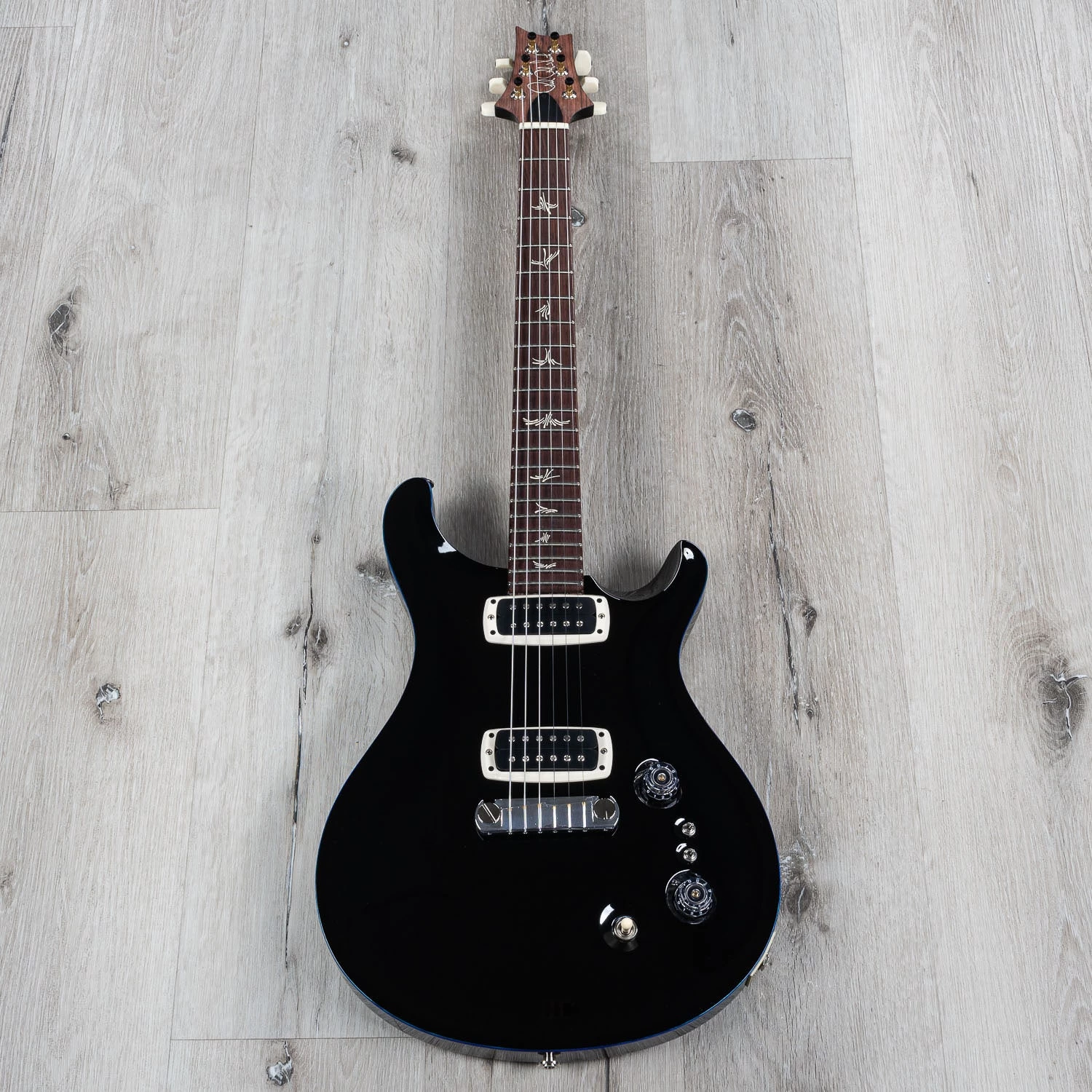 PRS Paul Reed Smith Paul's Guitar, Black W/ Blue Binding 5 PRS Paul Reed Smith Paul's Guitar, Black W/ Blue Binding - Image 3