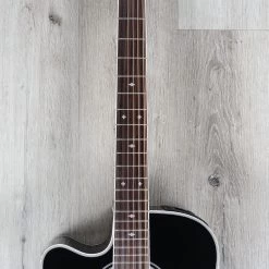 Takamine EF381SC 12-String Dreadnought Left-Handed Acoustic-Electric Guitar With Hard Case - Black -Musical Instrument Shop 20210204 dsc07431