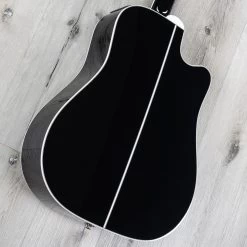 Takamine EF381SC 12-String Dreadnought Left-Handed Acoustic-Electric Guitar With Hard Case - Black -Musical Instrument Shop 20210204 dsc07444