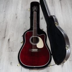 Takamine Pro Series JJ325SRC-12 John Jorgenson 12-String Dreadnought Acoustic-Electric, Gloss Red 26 Takamine Pro Series JJ325SRC-12 John Jorgenson 12-String Dreadnought Acoustic-Electric, Gloss Red -Musical Instrument Shop 20210210 dsc08512