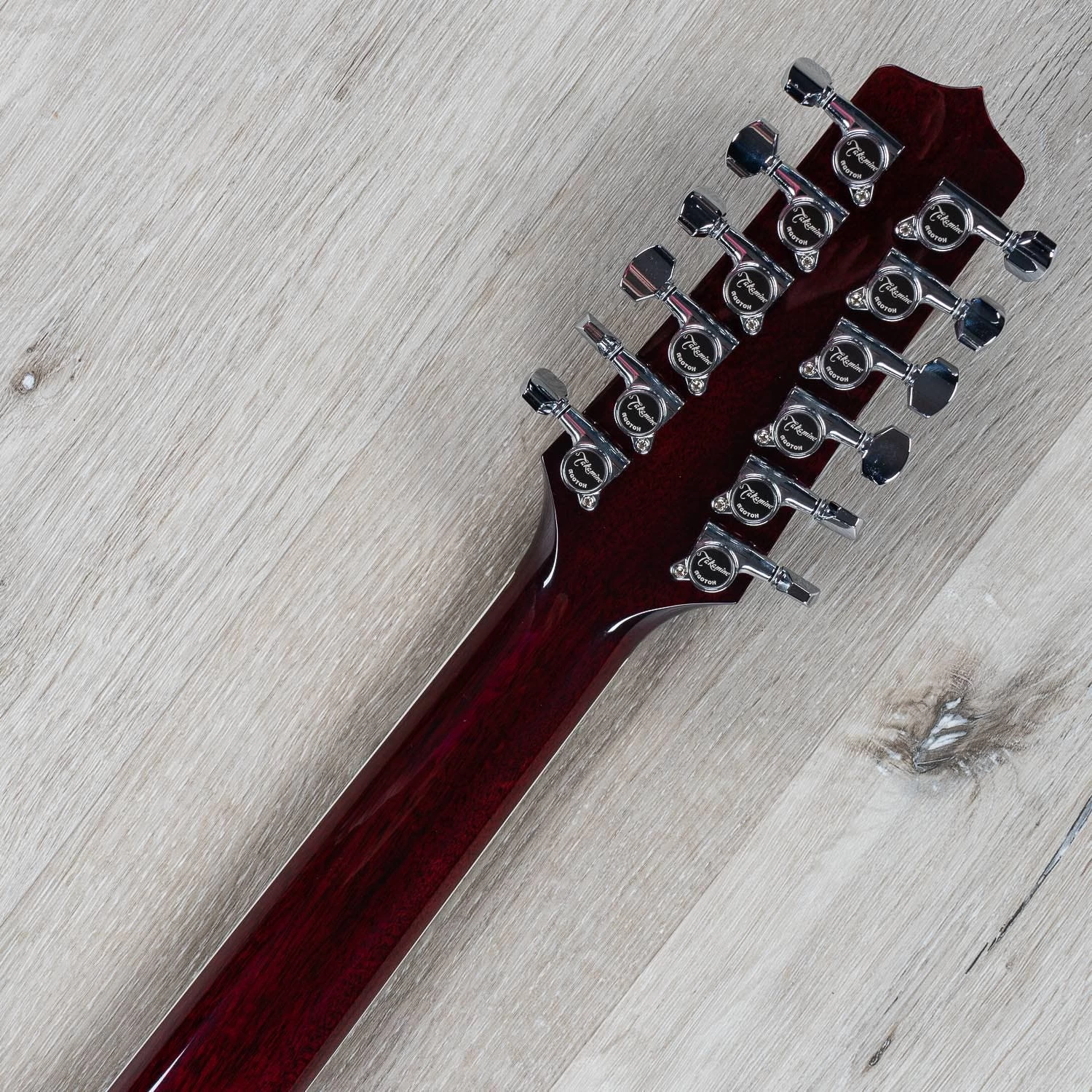Takamine Pro Series JJ325SRC-12 John Jorgenson 12-String Dreadnought Acoustic-Electric, Gloss Red 13 Takamine Pro Series JJ325SRC-12 John Jorgenson 12-String Dreadnought Acoustic-Electric, Gloss Red - Image 11