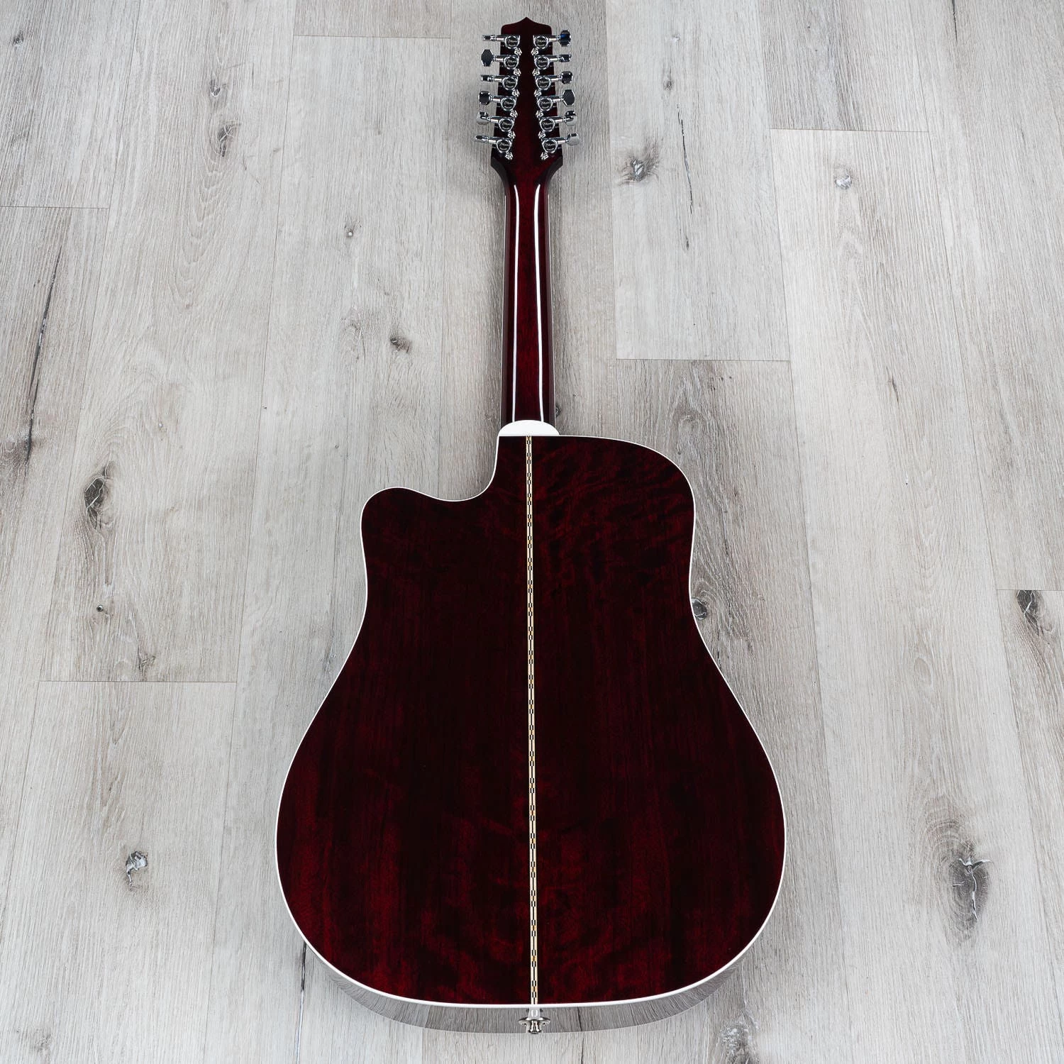 Takamine Pro Series JJ325SRC-12 John Jorgenson 12-String Dreadnought Acoustic-Electric, Gloss Red 9 Takamine Pro Series JJ325SRC-12 John Jorgenson 12-String Dreadnought Acoustic-Electric, Gloss Red - Image 7