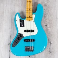 Fender American Professional II Jazz Bass Left-Hand, Maple Fingerboard, Miami Blue