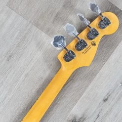 Fender American Professional II Jazz Bass Left-Hand, Maple Fingerboard, Miami Blue -Musical Instrument Shop 20210301 dsc01700