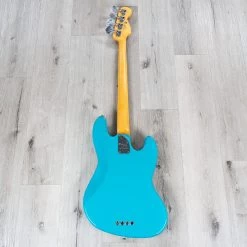 Fender American Professional II Jazz Bass Left-Hand, Maple Fingerboard, Miami Blue -Musical Instrument Shop 20210301 dsc01705
