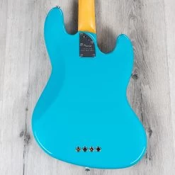 Fender American Professional II Jazz Bass Left-Hand, Maple Fingerboard, Miami Blue -Musical Instrument Shop 20210301 dsc01707