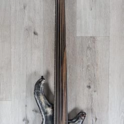 Mayones MasterBuilt Patriot 5 Maurizio Rolli Signature 5-String Fretless Bass W/ Piezo, Antique Black Oil Finish -Musical Instrument Shop 20210315 dsc03846