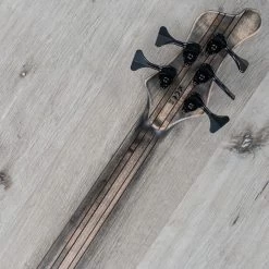 Mayones MasterBuilt Patriot 5 Maurizio Rolli Signature 5-String Fretless Bass W/ Piezo, Antique Black Oil Finish -Musical Instrument Shop 20210315 dsc03849